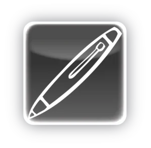 Bolígrafo para artículos