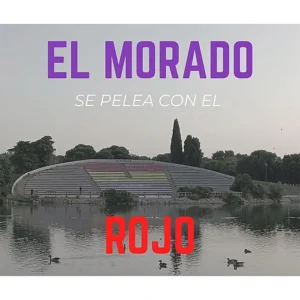 El morado se pelea con el rojo