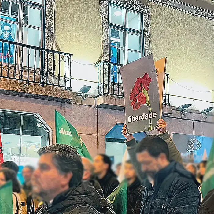 Nerea Niubó, Miguel Roca. Elecciones Protugal. Portada