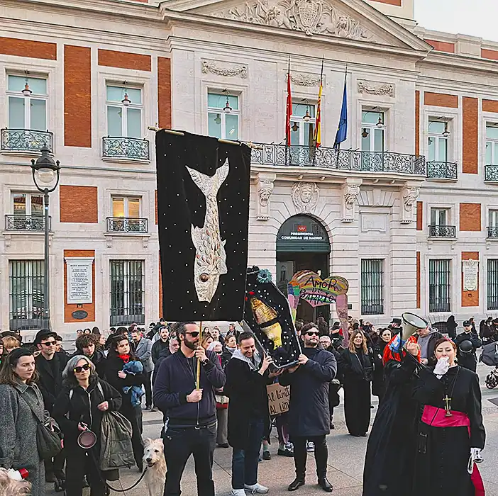 Barrio. Entierro de los barrios.