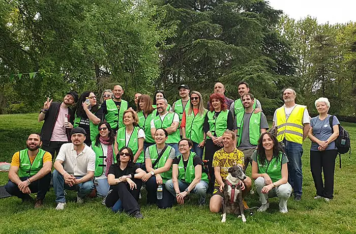 Más Madrid Arganzuela. El vecindario recupera el paque Tierno Galván