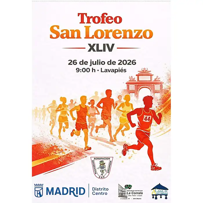 Imagen del XLIV Trofeo San Lorenzo 2026 en Lavapiés